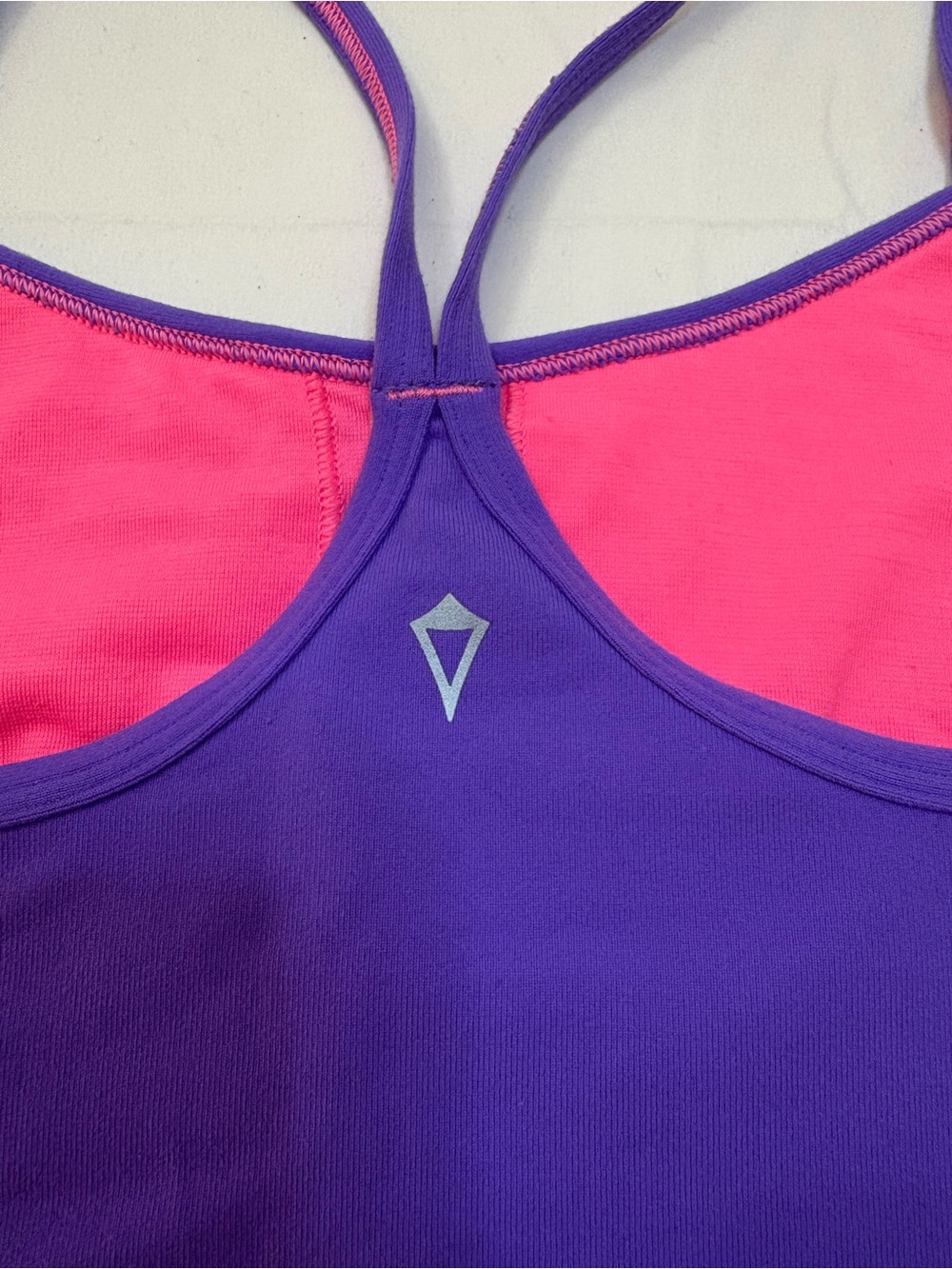 Ivivva by Lululemon Racerback Athletic Tank Top Girls Purple Size 12 - Picture 3 of 6